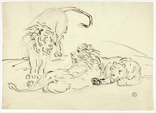 Three Lions, n.d. Creator: Sawrey Gilpin.