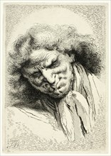 Head of an Old Man Sleeping, n.d. Creator: Thomas Worlidge.