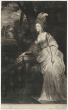 Georgiana, Duchess of Devonshire, 1780. Creator: Valentine Green.