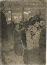 The Old Bedford (recto); The Gallery of the Old Bedford (verso), c. 1894. Creator: Walter Richard Sickert.