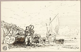Harbor Scene, n.d. Creator: William Roxby Beverley.