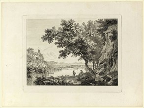 Lake Nemi, 1794. Creator: Albert Christoph Dies.