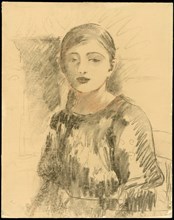 Portrait of Julie Manet, 1890. Creator: Berthe Morisot.