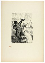 Le couplet final, from Tirage Unique de Trente-Six Bois, 1862, printed 1920. Creator: Charles Maurand.