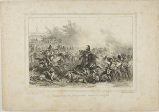 Charge of the Republican Hussards, 1832–33. Creator: Auguste Raffet.