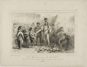 The Munitioners of July 28, 1831. Creator: Auguste Raffet.