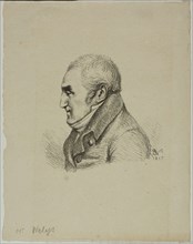 Portrait of Monsieur Nelys in Profile, 1817. Creator: Vivant Denon.