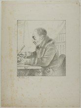 Portrait of Volney Dipping his Pen, 1817–20. Creator: Vivant Denon.