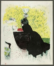 The Two Sisters-in-Law, plate twelve from Landscapes and Interiors, 1899. Creator: Edouard Vuillard.