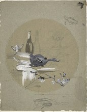 Design for a China Plate, c. 1882. Creator: Eugene Carriere.