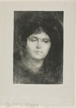 Madame Eugène Carrière, 1893. Creator: Eugene Carriere.