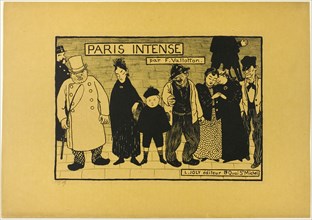 Frontispiece to Paris Intense, 1894. Creator: Félix Vallotton.