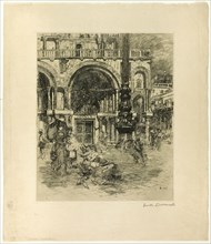 Piazza San Marco, 1883. Creator: Frank Duveneck.