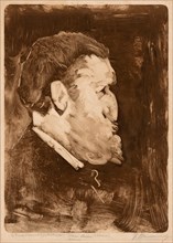 Caricature of William Gedney Bunce, 1883–84. Creator: Frank Duveneck.