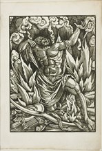 The Labors of Hercules: Hercules on the Pyre, c. 1528. Creator: Gabriel Salmon.