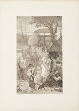 Pastoral Life of Saint Geneviève (right panel), c. 1888. Creator: Georges William Thornley.