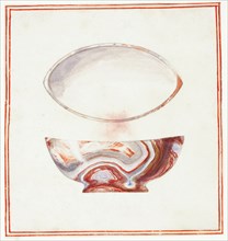 Marbleized Bowl with Cover, n.d. Creator: Giuseppe Grisoni.