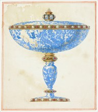 Lapis Covered Dish on Stand, n.d. Creator: Giuseppe Grisoni.