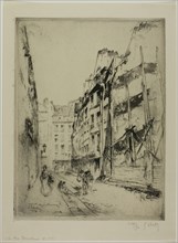 The Rue Domat, Paris, 1904. Creator: Gustave Leheutre.