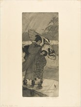 A Rainy Night, 1906. Creator: Helen Hyde.