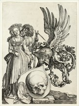 Coat of Arms with a Skull, n.d. Creator: Jan Wierix.