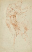 Sketches of Two Satyrs, n.d. Creator: Jean-Baptiste Carpeaux.