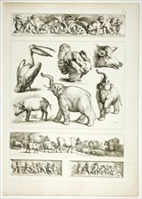 Plate 34 of 38 from Oeuvres de J. B. Huet, 1796–99. Creator: Jean Baptiste Marie Huet.