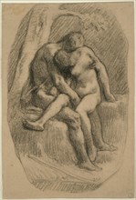 The Lovers, 1846/50. Creator: Jean Francois Millet.