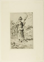 The Spinner, 1868–69. Creator: Jean Francois Millet.