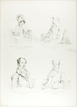 Four Family Portraits, 1815. Creator: Jean-Auguste-Dominique Ingres.