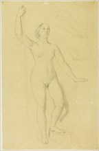 Study for Joan of Arc, and Sketches of Hands, c. 1851. Creator: Jean-Auguste-Dominique Ingres.