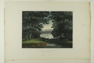 Falls of St. Anthony on the Mississippi, plate seven of the first number of Picturesque..., 1819/21. Creator: John Hill.