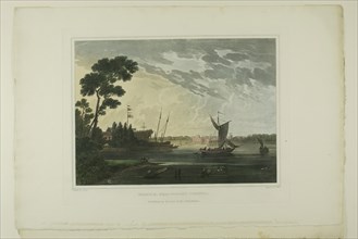 Norfolk; From Gosport, Virginia, plate five of the second number of Picturesque Views o..., 1819/21. Creator: John Hill.