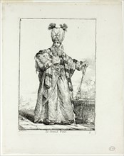 Le Grand Vizir, plate five from Caravanne du Sultan à la Mecque, 1748. Creator: Joseph-Marie Vien the Elder.