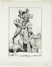 Bacha de Caramanie, plate seven from Caravanne du Sultan à la Mecque, 1748. Creator: Joseph-Marie Vien the Elder.