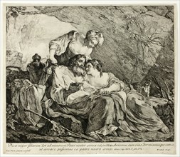 Lot and His Daughters, 1748. Creator: Joseph-Marie Vien the Elder.