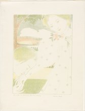 And It is the Caress of Their Hands, plate eight from Love, 1898, published 1899. Creator: Maurice Denis.