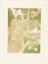 The Morning Bouquet, Tears, plate three from Love, 1898, published 1899. Creator: Maurice Denis.