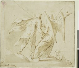 Tobias and the Angel, 1500/77. Creators: Michel Joseph Speeckaert, Hendrik de Clerck.