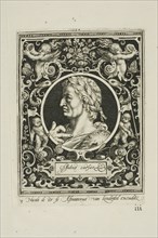 Julius Caesar, plate three from The Nine Worthies, 1594. Creator: Nicolaes de Bruyn.