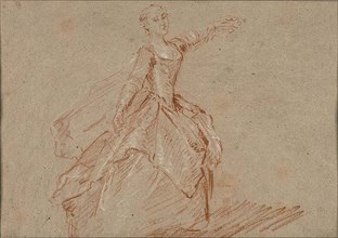 Study for The Dance Between the Pavilion and the Fountain, c. 1732. Creator: Nicolas Lancret.