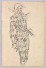 Study of a Harlequin, c. 1888. Creator: Paul Cezanne.