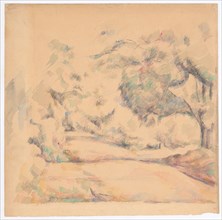 Road in Provence, c. 1885. Creator: Paul Cezanne.