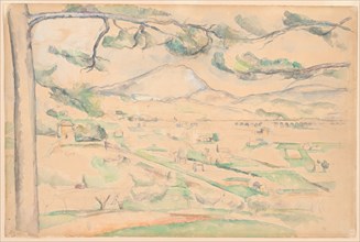 Montagne Saint-Victoire (The Arc Valley), c. 1885. Creator: Paul Cezanne.