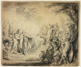 Sacrifice of Iphigenia, 1766. Creator: Philippe Joseph Tassaert.