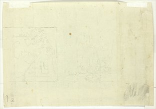 Two Sketches of a Park, n.d. Creator: Pierre Antoine Mongin.