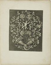 Plate Three, from A New Book of Ornaments, 1704. Creator: Simon Gribelin.