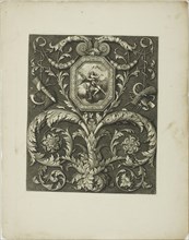 Plate Twelve, from A New Book of Ornaments, 1704. Creator: Simon Gribelin.