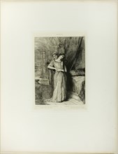 If I Do Die Before Thee, plate eight from Othello, 1844. Creator: Theodore Chasseriau.
