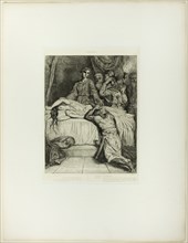 Oh! Oh! Oh!, plate fourteen from Othello, 1844. Creator: Theodore Chasseriau.